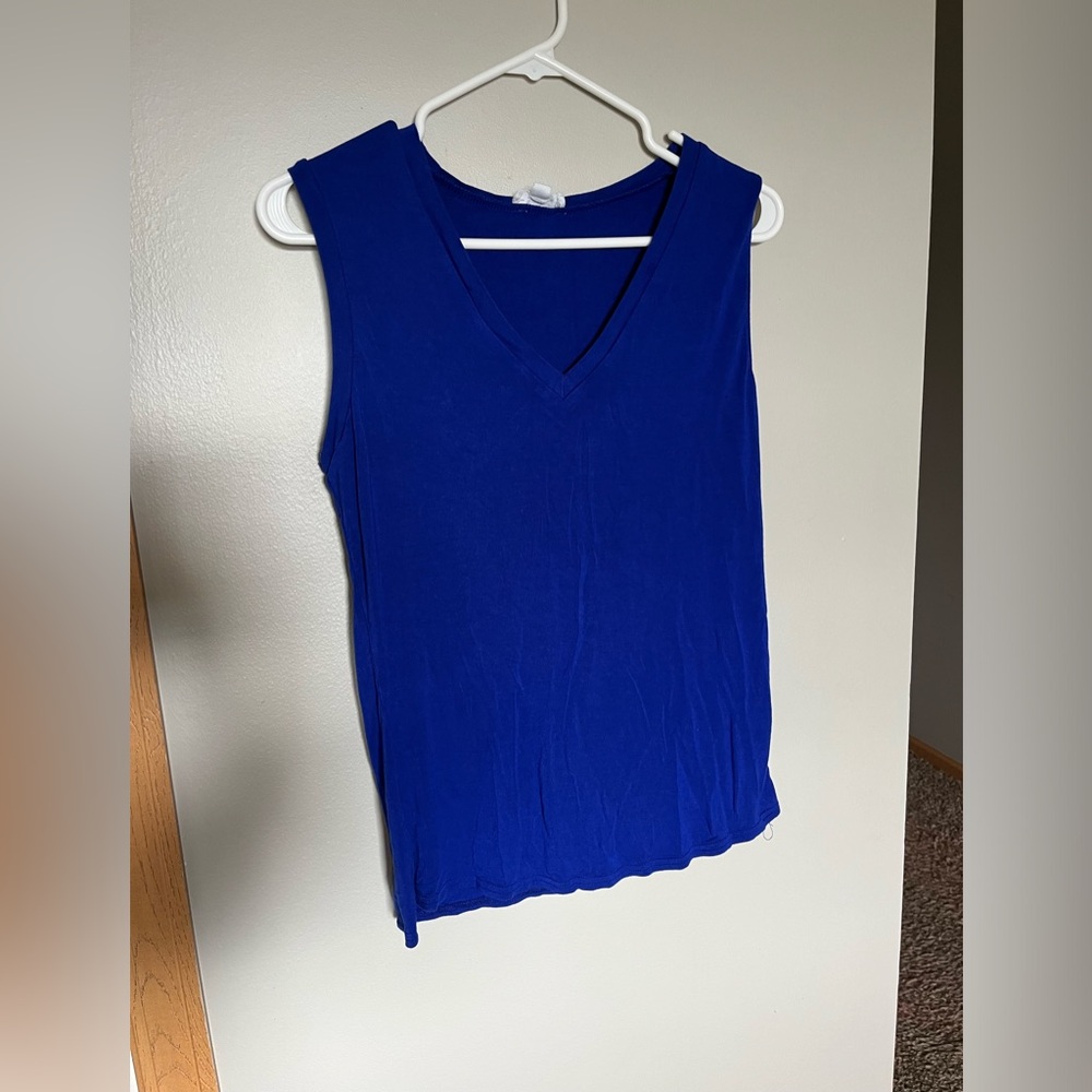 Sugar lips blue tank top size xs/s